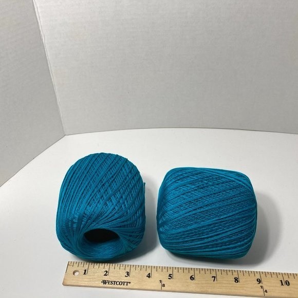 2 Aunt Lydia's Classic 10 Crochet Thread Peacock - Picture 8 of 13